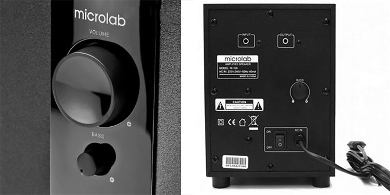 loa-vi-tinh-microlab-m-109-3 Điều khiển của Loa vi tính Microlab M-109
