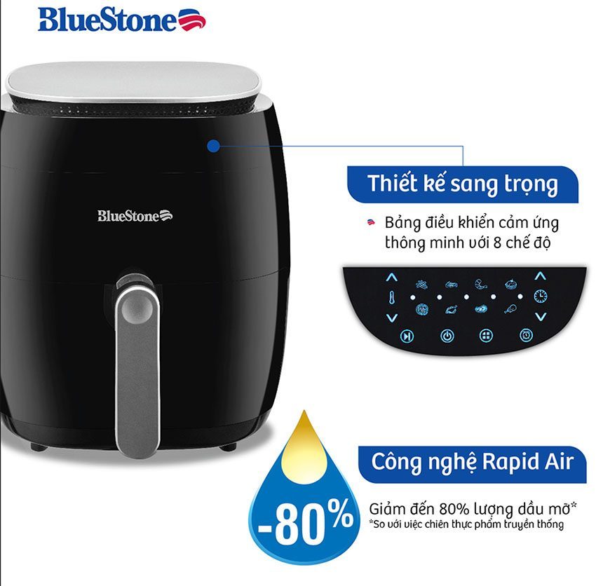 noi-chien-khong-dau-bluestone-afb-5866-3 Chức năng của Nồi chiên không dầu Bluestone AFB-5866