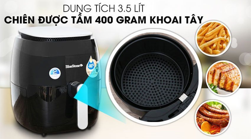 noi-chien-khong-dau-bluestone-afb-5866-6 Nồi chiên không dầu Bluestone AFB-5866 có dung tích 3.5 lít