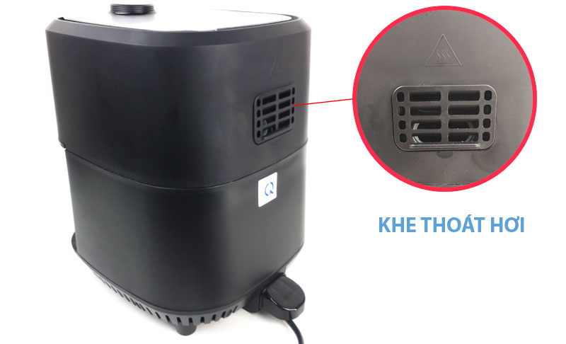 noi-chien-khong-dau-povena-pvn-4522-4 Khe tản nhiệt của Nồi chiên không dầu Povena PVN-4522