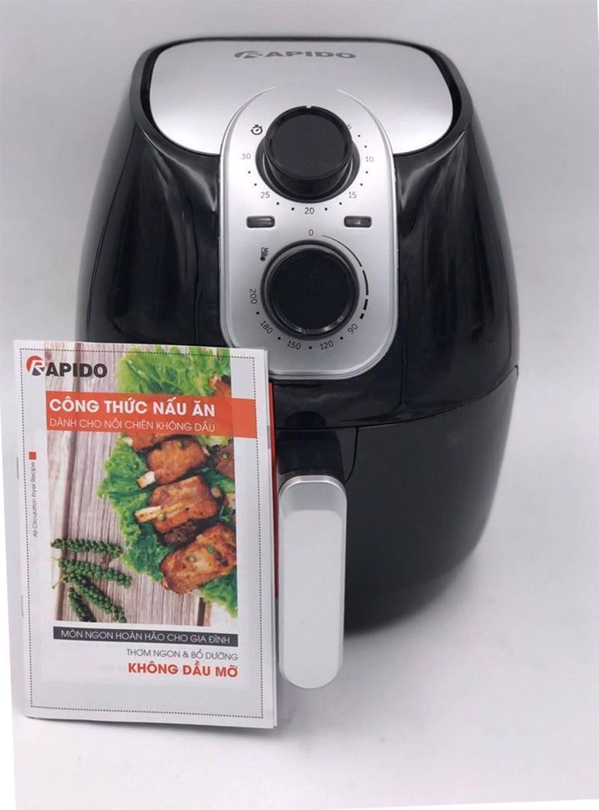 noi-chien-khong-dau-rapido-raf-4-0m2-3 Bảng công thức nấu ăn của Nồi chiên không dầu Rapido RAF-4.0M2