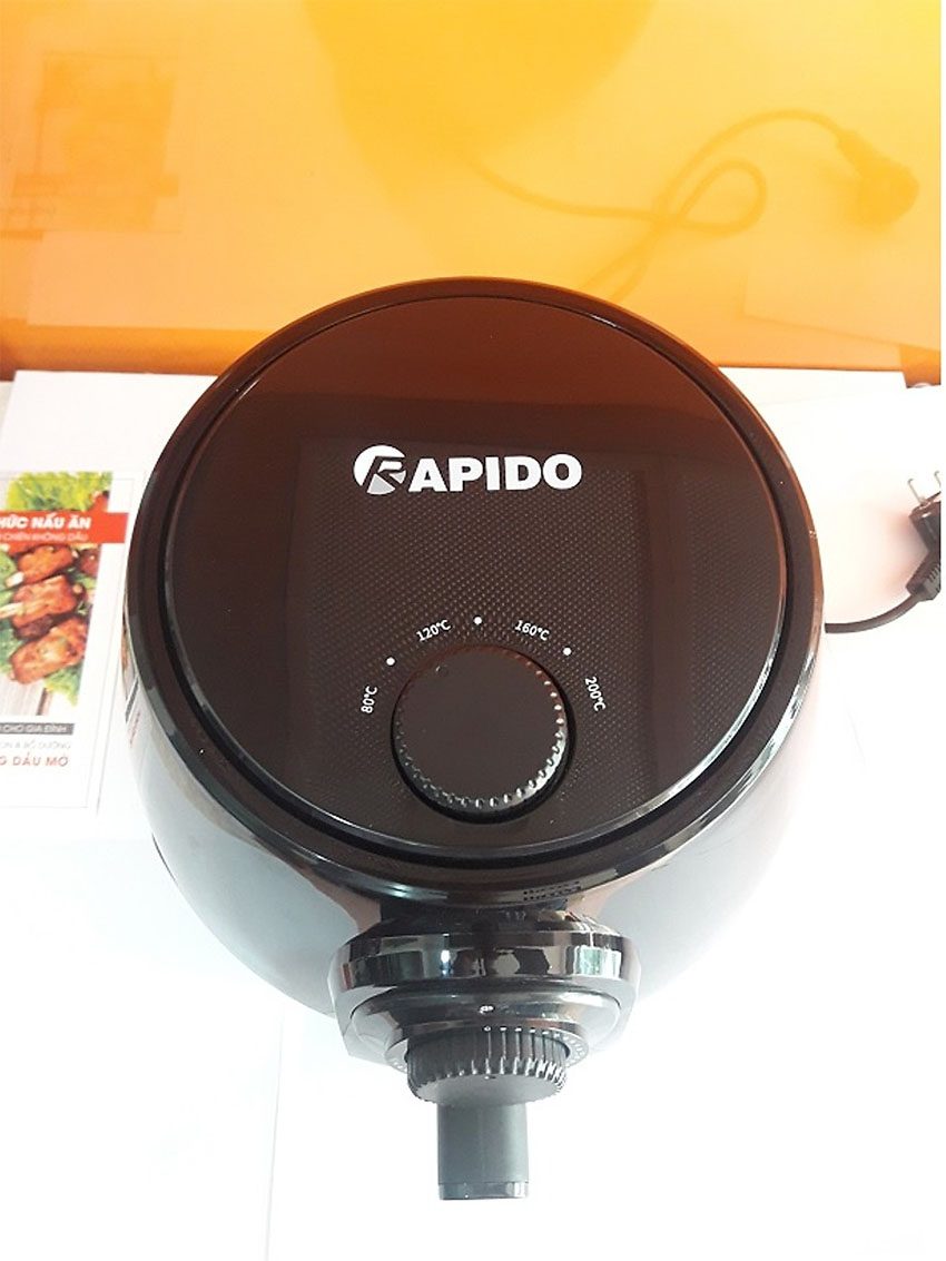 noi-chien-khong-dau-rapido-raf4-0m-4 Núm vặn điều chỉnh nhiệt độ của Nồi chiên không dầu Rapido RAF4.0M