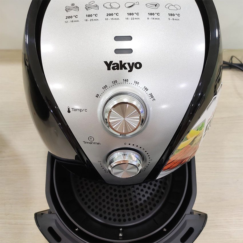 noi-chien-khong-dau-yakyo-tp-2501 Bảng điều khiển của Nồi chiên không dầu Yakyo TP-2501