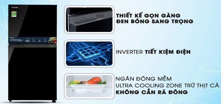 tu-lanh-171-lit-inverter-toshiba-gr-m21vuz1-ukk-3 Thiết kế sang trọng của Tủ lạnh 171 lít Inverter Toshiba GR-M21VUZ1 UKK