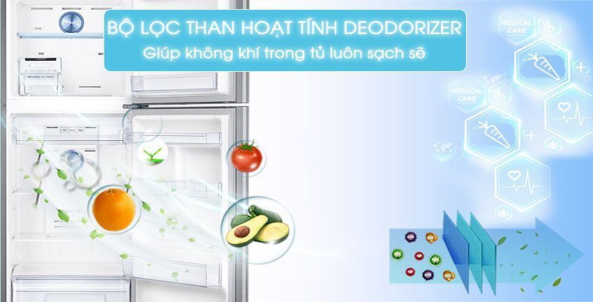 tu-lanh-inverter-samsung-rt32k5532s8-sv-5 Bộ lọc than hoạt tính của Tủ lạnh Inverter Samsung RT32K5532S8/SV