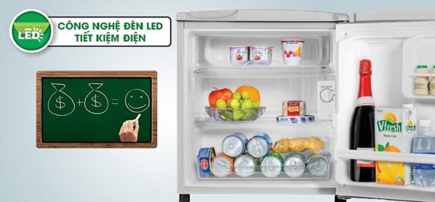 tu-lanh-mi-ni-aqua-aqr-55er-28ss29-7 Tủ lạnh mi ni Aqua AQR-55ER (SS) với công nghệ tiết kiệm điện