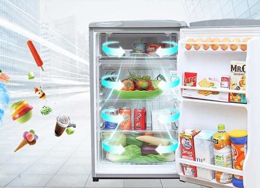 tu-lanh-mi-ni-aqua-aqr-95er-28ss29-8 Tủ lạnh Aqua 90 lít AQR-95ER (SS) với công nghệ làm lạnh đa chiều