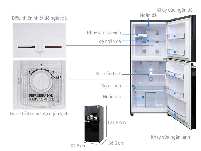 tu-lanh-panasonic-nr-ba178pkv1-2 Tủ lạnh Panasonic NR-BA178PKV1