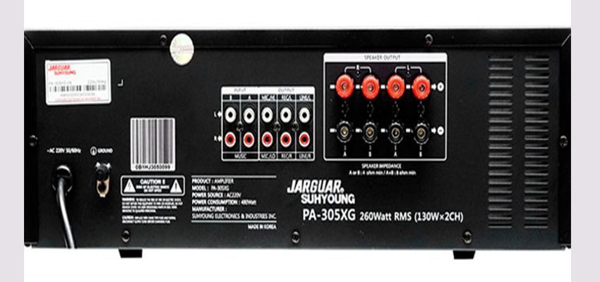 amply-jarguar-suhyong-pa-305xg-528129 Các cổng liên kết của amply Jarguar Suhyoung PA-305XG