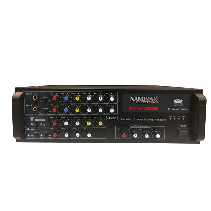 Amply karaoke bluetooth Nanomax Pro-009 - Hàng chính hãng 1 Amply karaoke bluetooth Nanomax Pro-009 - Hàng chính hãng