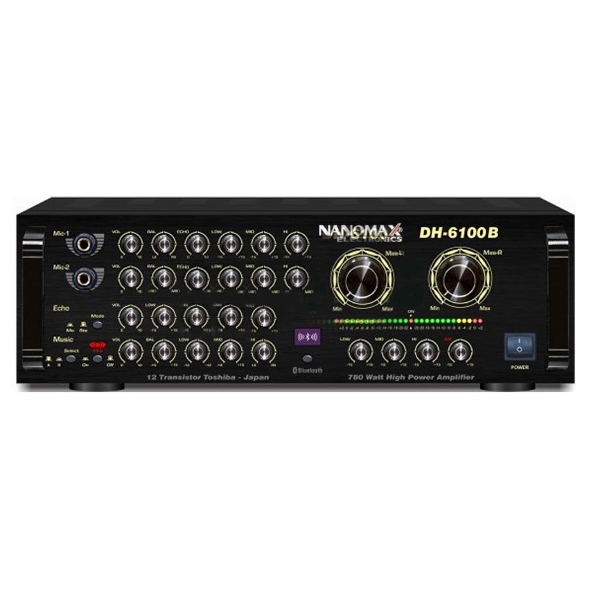 Amply karaoke Nanomax DH-6100B - Hàng chính hãng 1 Amply karaoke Nanomax DH-6100B - Hàng chính hãng