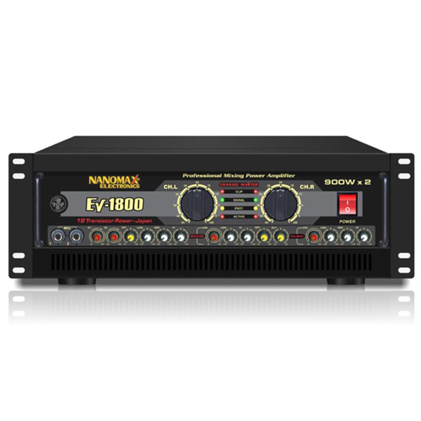 Amply Nanomax EV-1800 - Hàng chính hãng 1 Amply Nanomax EV-1800 - Hàng chính hãng