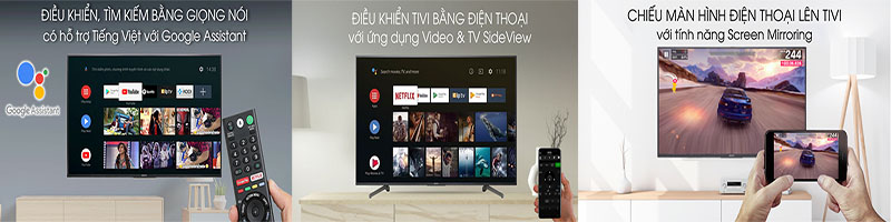 Điefu khiển của Android Tivi 49 inch Sony KDL-49W800G