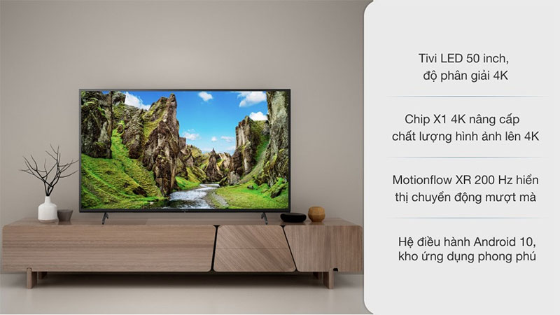 Android Tivi Sony 4K 50 inch KD-50X75