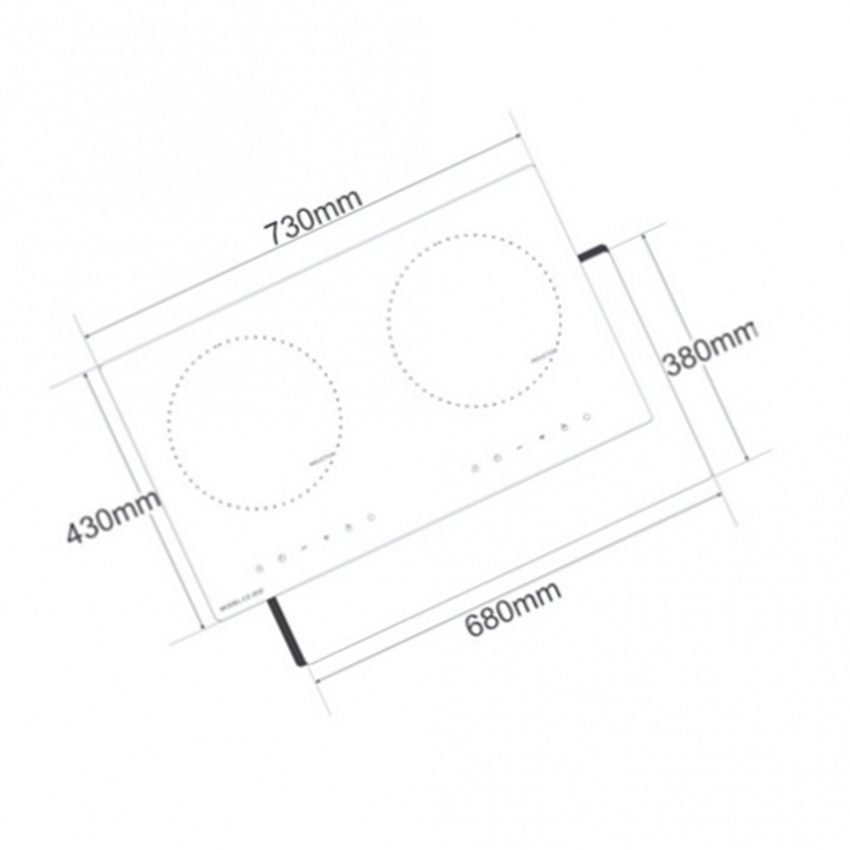 bep-dien-tu-canzy-cz-es21-6 Kích thước của bếp điện từ Canzy CZ-ES21