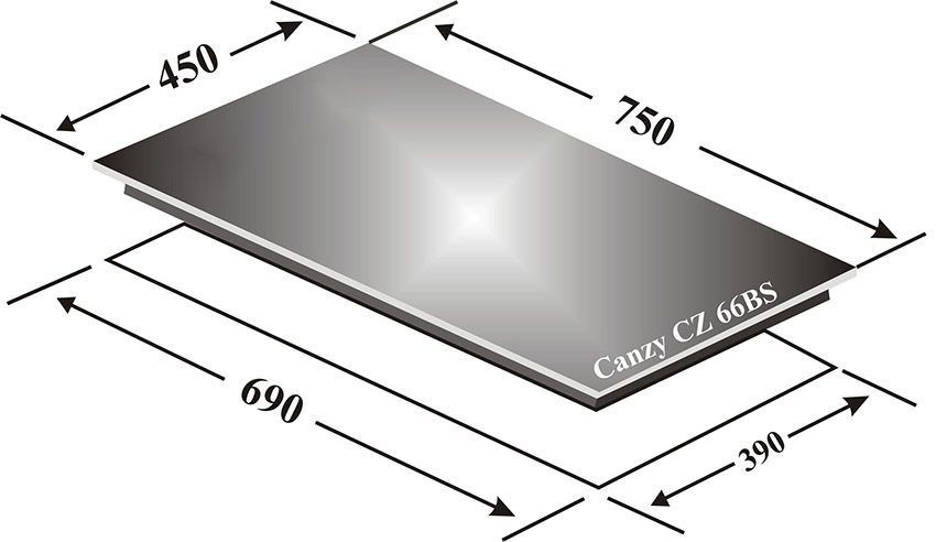bep-dien-tu-hong-ngoai-canzy-cz-66bs-2 Kích thước của bếp điện từ hồng ngoại Canzy CZ-66BS