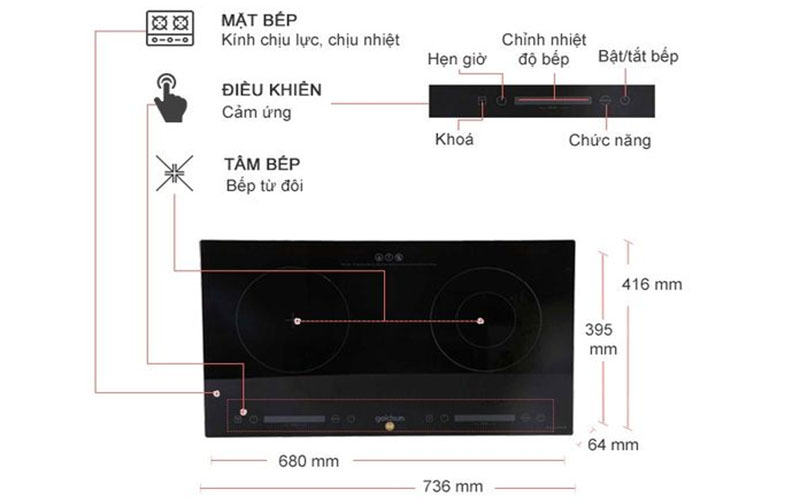 bep-dien-tu-ket-hop-hong-ngoai-goldsun-ch-gyl26-2 Bếp từ kết hợp hồng ngoại Goldsun CH-GYL26