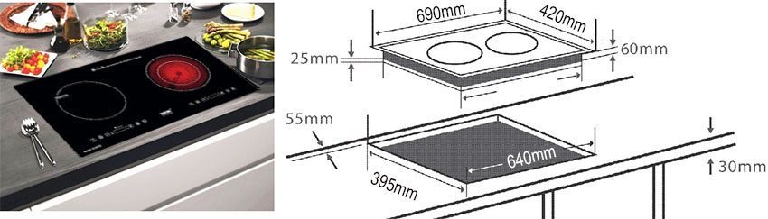 bep-doi-dien-tu-hong-ngoai-giovani-g-251et-2 Kích thướt lắp đặt của Bếp đôi điện từ hông ngoại Giovani G-251ET