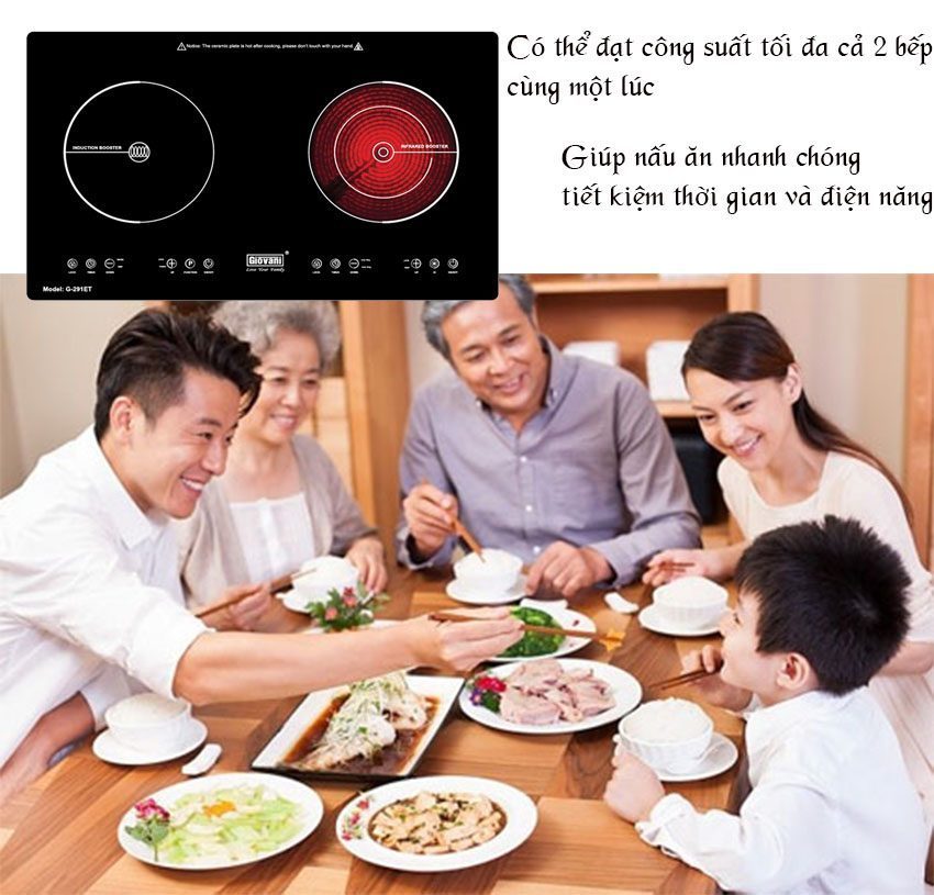 bep-doi-dien-tu-hong-ngoai-giovani-g-291et-3 Chức năng của Bếp đôi điện từ hồng ngoại Giovani G-291ET