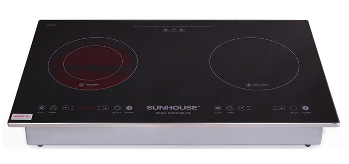 bep-doi-dien-tu-hong-ngoai-sunhouse-shb9106-es-1-2 Bếp đôi điện từ hồng ngoại Sunhouse SHB9106-ES