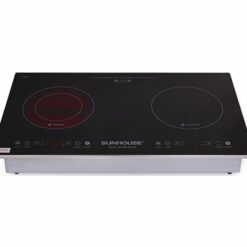 Siêu Thị Điện Máy Trường Thuận Ba Vì Hà Nội Bán Trả Góp 0% 44 Bếp đôi điện từ hồng ngoại Sunhouse SHB9106-ES - Hàng chính hãng