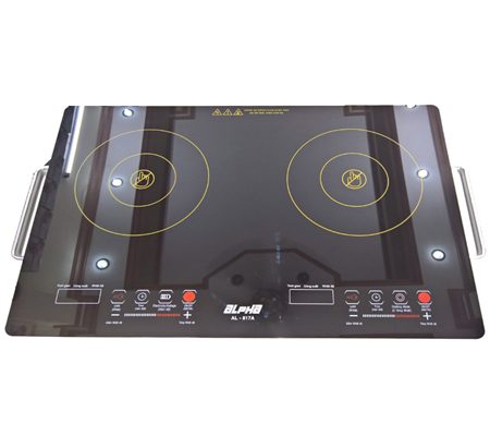 Bếp đôi hồng ngoại điện từ Alpha AL-817A - Hàng chính hãng 1 Bếp đôi hồng ngoại điện từ Alpha AL-817A - Hàng chính hãng