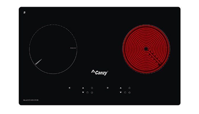 bep-doi-hong-ngoai-dien-tu-canzy-cz-400-2egb-1-2 CZ 400-2EGB 1 vùng nấu từ 1 vùng nấu hồng ngoại