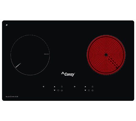 Bếp đôi hồng ngoại điện từ Canzy CZ 400-2EGB - Hàng chính hãng 1 Bếp đôi hồng ngoại điện từ Canzy CZ 400-2EGB - Hàng chính hãng