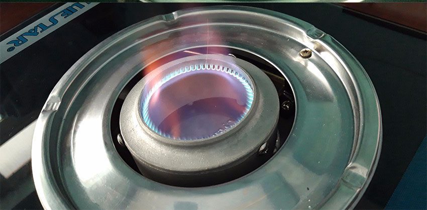 bep-gas-doi-bluestar-ng-5770i-5 Bếp gas đôi BlueStar NG-5770I cho ngọn lửa xanh không làm đen nồi