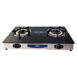 Bếp gas đôi dương kính Kiwa KA-2112GBK - Hàng chính hãng