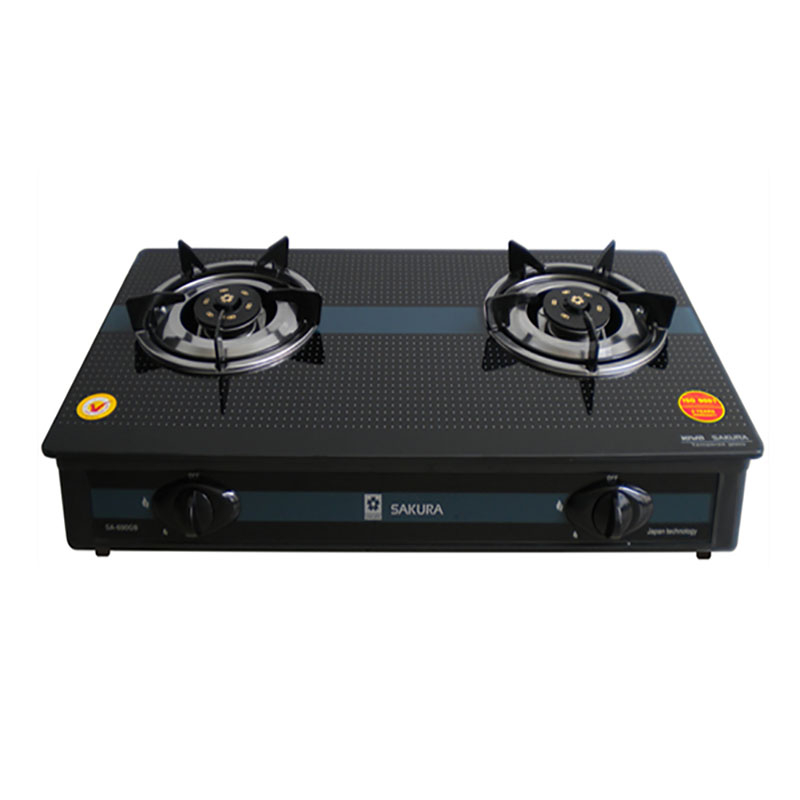 Bếp gas đôi Sakura SA-690GB - Hàng chính hãng 1 Bếp gas đôi Sakura SA-690GB - Hàng chính hãng
