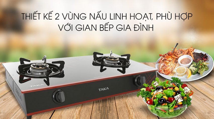 bep-gas-duong-doi-taka-dk68e-8 Chức năng của bếp gas dương đôi Taka DK68E