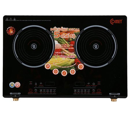Bếp hồng ngoại đôi Comet CM5578 - Hàng chính hãng 1 Bếp hồng ngoại đôi Comet CM5578 - Hàng chính hãng