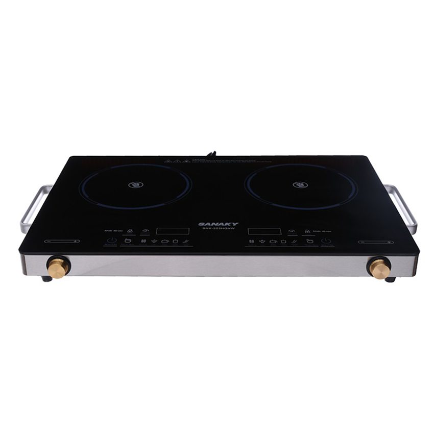 Bếp hồng ngoại đôi Sanaky SNK-203HGNW - Hàng chính hãng 1 Bếp hồng ngoại đôi Sanaky SNK-203HGNW - Hàng chính hãng