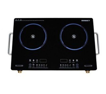 Bếp đôi hồng ngoại Sanaky AT-203HGNW - Hàng chính hãng 1 Bếp đôi hồng ngoại Sanaky AT-203HGNW - Hàng chính hãng