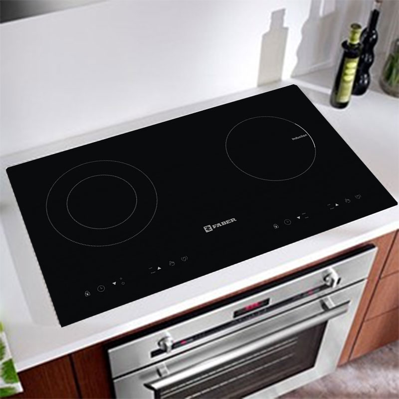 Thiết kế lắp âm của bếp từ hồng ngoại kết hợp Faber FB-INE