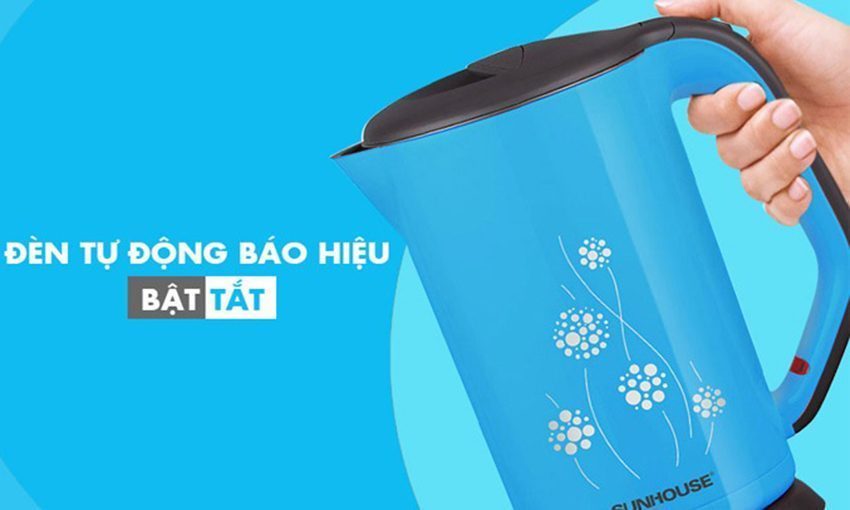binh-dun-sieu-toc-sunhouse-shd1381g-5 Thiết kế đèn báo của bình siêu tốc inox Sunhouse SHD1381G