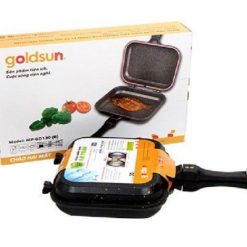 Siêu Thị Điện Máy Trường Thuận Ba Vì Hà Nội Bán Trả Góp 0% 43 Chảo hai mặt hợp kim nhôm Goldsun MP-GD130(B) - Hàng chính hãng