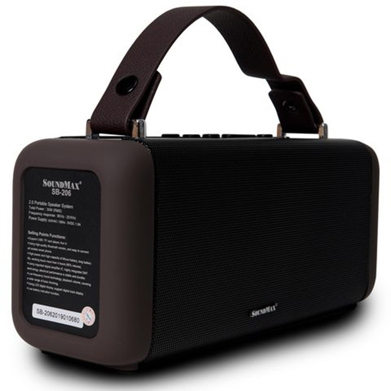 Loa Bluetooth Soundmax SB-206 - Hàng chính hãng 1 Loa Bluetooth Soundmax SB-206 - Hàng chính hãng