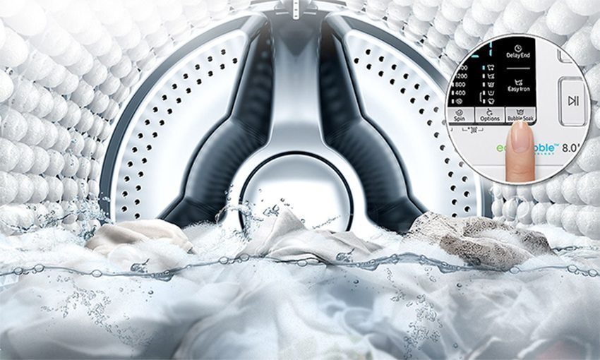 may-giat-cua-truoc-samsung-ww90k54e0uw-9 Lồng giặt kim cương của Máy giặt cửa trước Samsung AddWash 9kg WW90K54E0UW