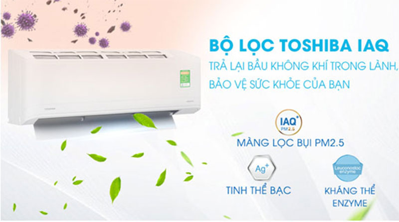 may-lanh-inverter-toshiba-ras-h10x3kcvg-v-4 Máy lạnh Inverter Toshiba RAS-H10X3KCVG-V với bộ lọc Toshiba IAQ