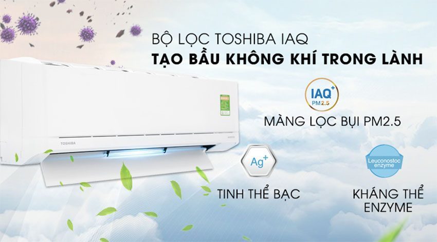 may-lanh-inverter-toshiba-ras-h10xkcvg-v-5 Chức năng tinh lọc không khí của Máy lạnh inverter Toshiba RAS-H10XKCVG-V