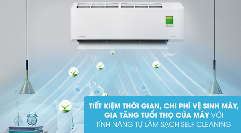 may-lanh-inverter-toshiba-ras-h13c2kcvg-v-h13c2acvg-v-4 Chức năng tự làm sạch của máy lạnh Inverter Toshiba RAS-H13C2KCVG-V/H13C2ACVG-V