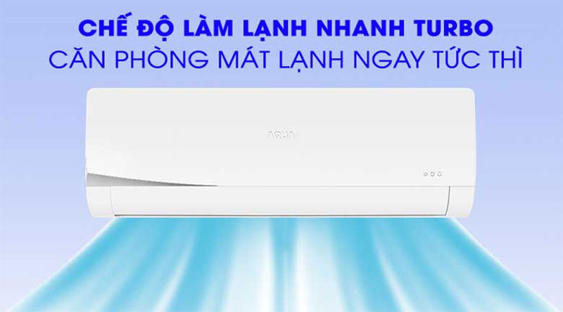 may-lanh-mot-chieu-aqua-aqa-kcr12nqs-5 Máy lạnh một chiều Aqua AQA-KCR12NQS với chức năng làm lạnh nhanh