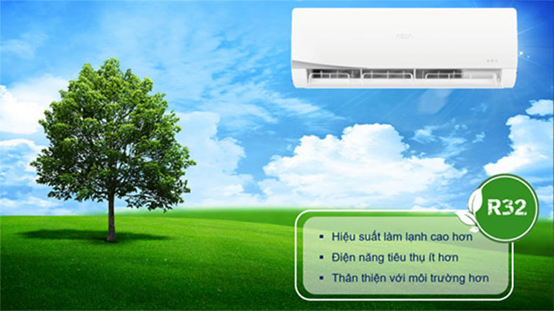 may-lanh-mot-chieu-aqua-aqa-kcr9nqs-4 Máy lạnh một chiều Aqua AQA-KCR9NQS sử dụng Ga R32 thân thiện với môi trường