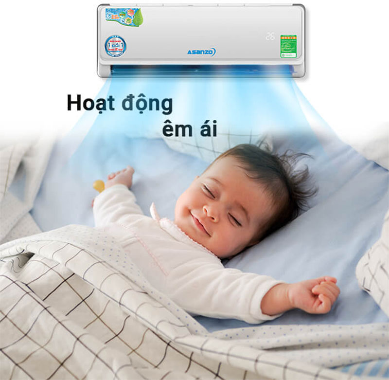 may-lanh-mot-chieu-asanzo-s18a-5 Máy lạnh một chiều Asanzo S18A hoạt động êm ái