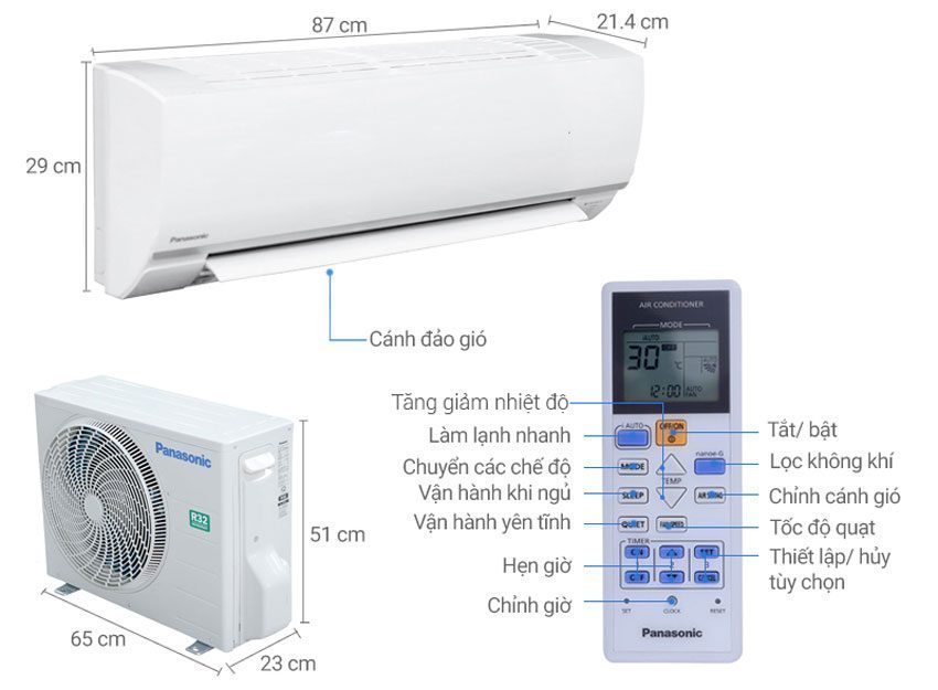 may-lanh-panasonic-cucs-n9skh-2 Diện tích của máy lạnh Panasonic CU/CS-N9SKH