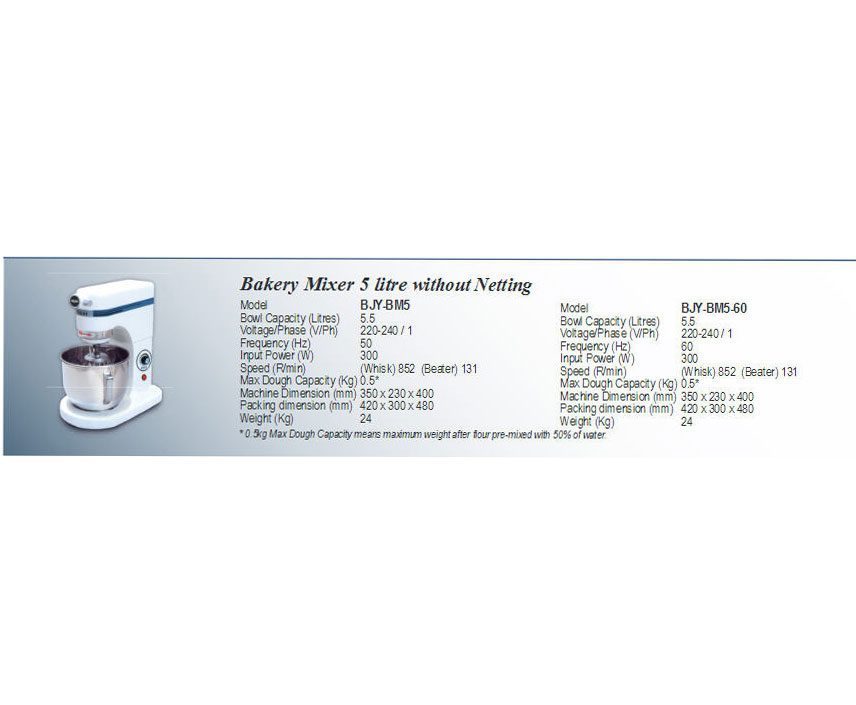 may-tron-bot-5-lit-berjaya Máy trộn bột 5 lít Berjaya BJY-BM5-1