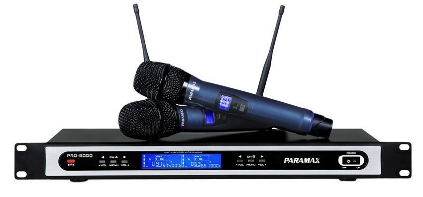 micro-khong-day-paramax-pro-9000-1-2 Trọn bộ của Micro không dây Paramax PRO-9000