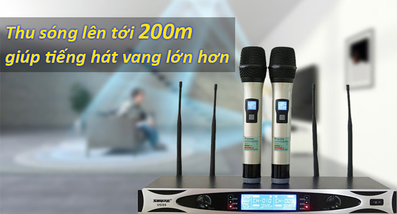 micro-khong-day-shure-ugs9-3 Micro không dây Shure UGS9